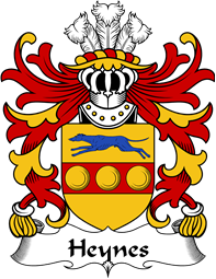 Welsh Coat of Arms for Heynes (of Stretton, Shropshire, ap John Heynes)