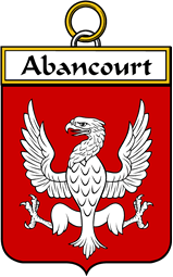 French Coat of Arms Badge for Abancourt