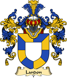 Welsh Family Coat of Arms (v.25) Landon (lords of Llanddewi, Monmouthshire)