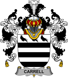Irish Family Coat of Arms (v.25b) Carrell