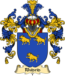 Welsh Family Coat of Arms (v.25) Rhidrid (AB YNYR, AP JONAS AP GRONWY)
