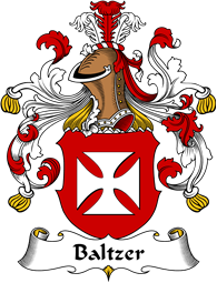 German Wappen Coat of Arms for Baltzer