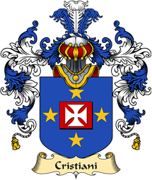 Italian Family Coat of Arms (v.25a) Cristiani