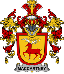 Irish Family Coat of Arms (v.25b) McCartney or MacCartney