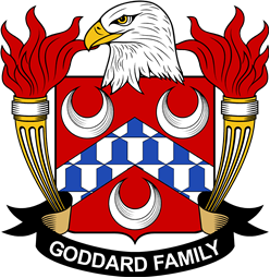 Coat of arms used by the Goddard family in the United States of America