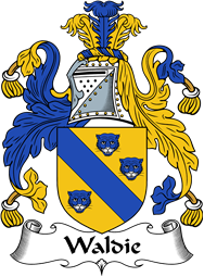English Coat of Arms for the family Waldy or Waldie