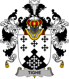 Irish Family Coat of Arms (v.25b) Tighe or O