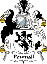 English Coat of Arms for the family Pownall
