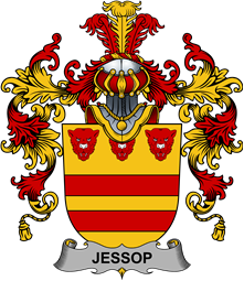 Irish Family Coat of Arms (v.25b) Jessop