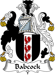 English Coat of Arms for the family Badcock or Babcock