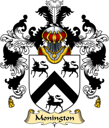 Welsh Family Coat of Arms (v.25) Monington (of Brinsop, Herefordshire)