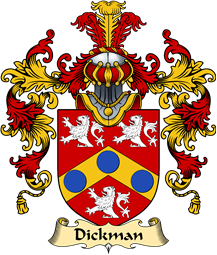 English Family Coat of Arms (v.25) Dickman
