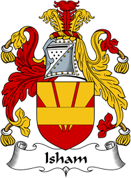 English Coat of Arms for the family Isham