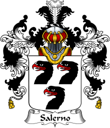 Italian Family Coat of Arms (v.25b) Salerno