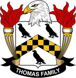 Coat of arms used by the Thomas family in the United States of America