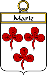 French Coat of Arms Badge for Marie