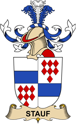Republic of Austria Coat of Arms for Stauf (d