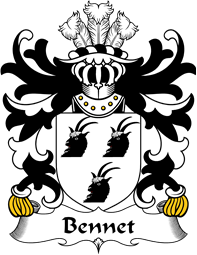 Welsh Coat of Arms for Bennet (Cilfeigan, Monmouthshire)