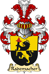v.23 Coat of Family Arms from Germany for Rademacher