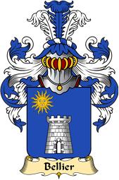 French Family Coat of Arms (v.23) for Bellier