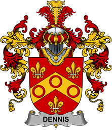 Irish Family Coat of Arms (v.25b) Dennis