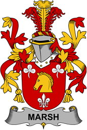 Irish Coat of Arms for Marsh