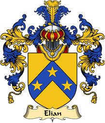 Welsh Family Coat of Arms (v.25) Elian (GEIMIAD, Saint)