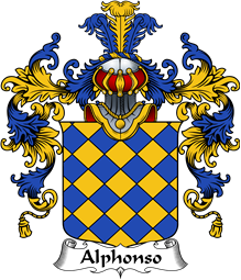 Italian Family Coat of Arms (v.25b) Alphonso