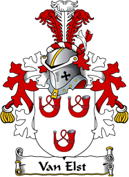 Dutch Coat of Arms for Van Elst