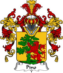 Italian Family Coat of Arms (v.25b) Pino