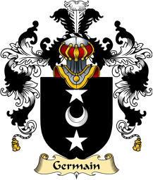 English Family Coat of Arms (v.25) Germain or Germyn