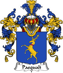 Italian Family Coat of Arms (v.25b) Pasquali