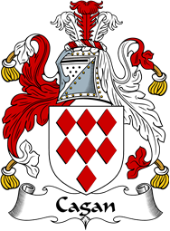 English Coat of Arms for the family Cagan