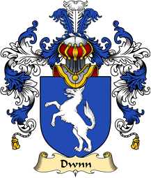 Welsh Family Coat of Arms (v.25) Dwnn (DON of Croesallgwn, Carmarthenshire)
