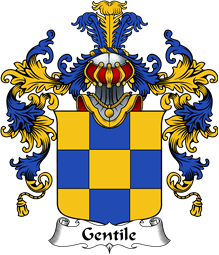 Italian Family Coat of Arms (v.25b) Gentile