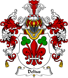 German Wappen Coat of Arms (v.25) Delius
