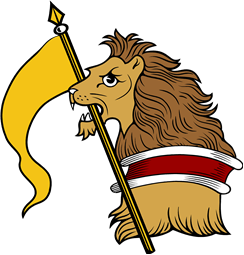 Lion HEC-Pennon and Pole
