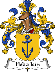 German Wappen Coat of Arms for Heberlein