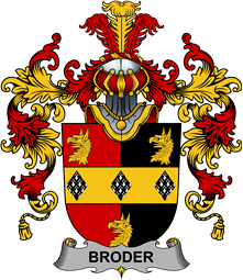 Irish Family Coat of Arms (v.25b) Broder or O