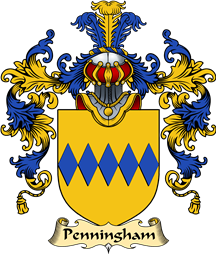 English Family Coat of Arms (v.25) Penningham