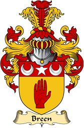 Irish Family Coat of Arms (v.23) for Breen