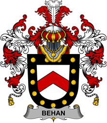Irish Family Coat of Arms (v.25b) Behan