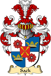 v.23 Coat of Family Arms from Germany for Sack