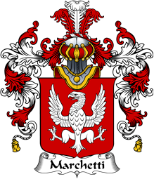 Italian Family Coat of Arms (v.25b) Marchetti