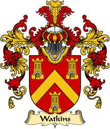 Welsh Family Coat of Arms (v.25) Watkins (of Pembrokeshire)