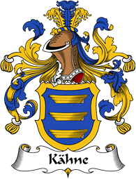 German Wappen Coat of Arms for Kähne