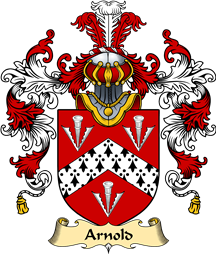 Welsh Family Coat of Arms (v.25) Arnold (Sir, Acquired Llanthony Abbey)