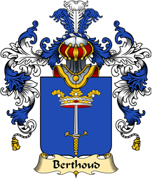 French Family Coat of Arms (v.25) Berthoud