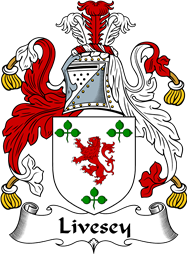 English Coat of Arms for the family Livesey