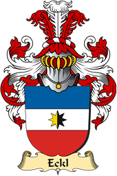 v.23 Coat of Family Arms from Germany for Eckl